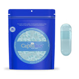 Capsuline Spirulina Natural Colorant Empty Vegetarian Capsules Size 0 - Blue/Blue - TiO2-Free - 1,000 Count - 1000
