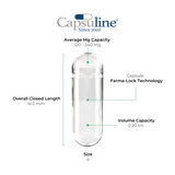 Clear Size 4 Empty Vegetarian Capsules by Capsuline - 5000 Count - 5000