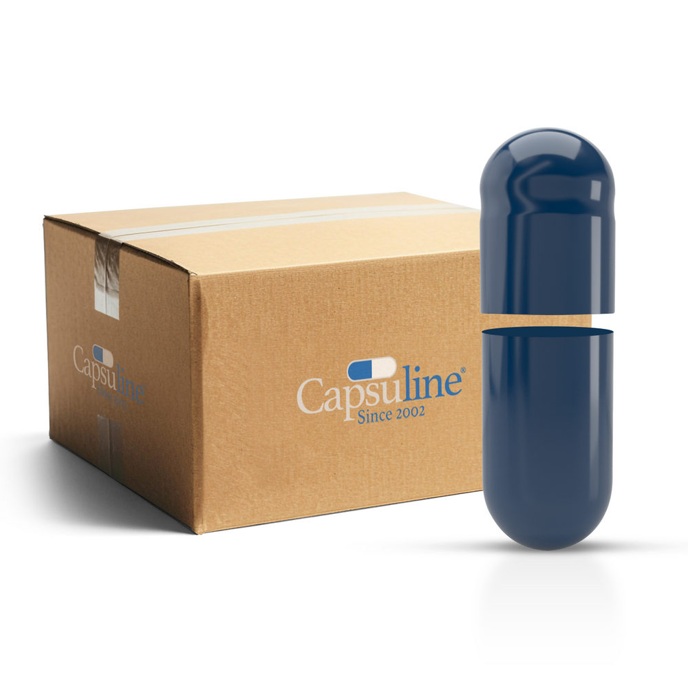 Separated Empty Gelatin Capsules Size 00 (Box of 75,000)