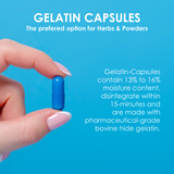 Capsuline Separated Size 00 Clear Gelatin Empty Capsules 1000 Count - 1000