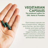 Clear Size 2 Empty Vegetarian Capsules by Capsuline