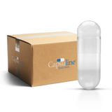 Clear Gelatin Capsules Size 0 (Box of 100,000)