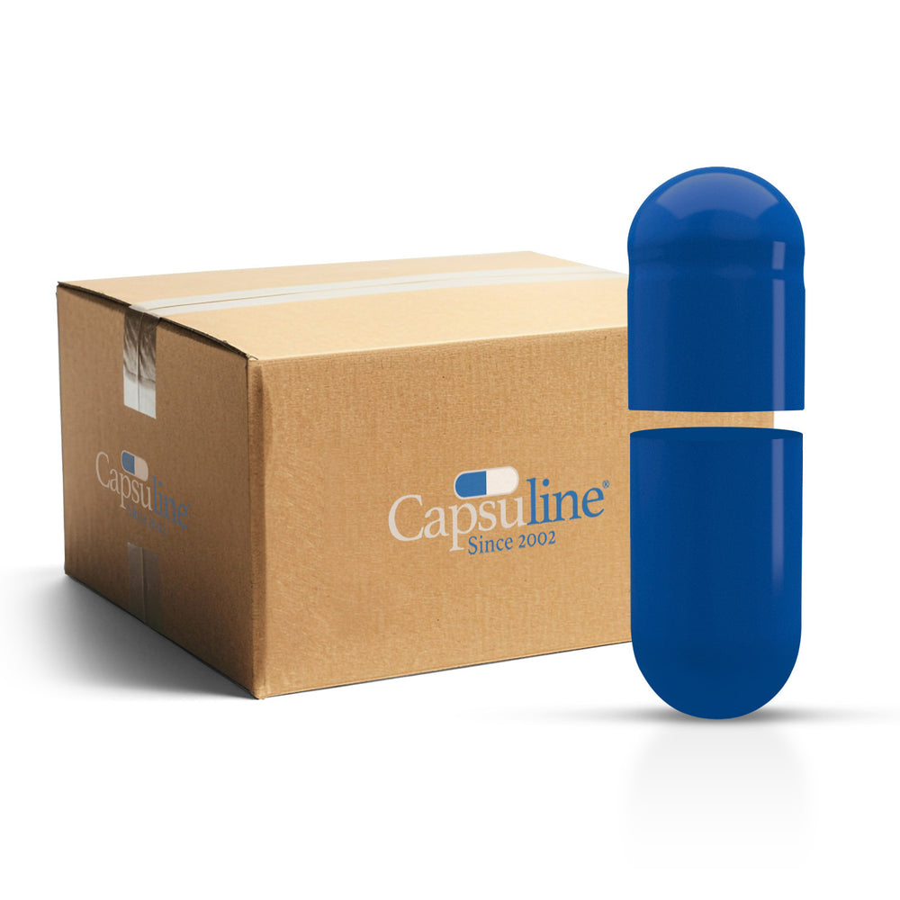 Separated Empty Gelatin Capsules Size 0 (Box of 100,000)