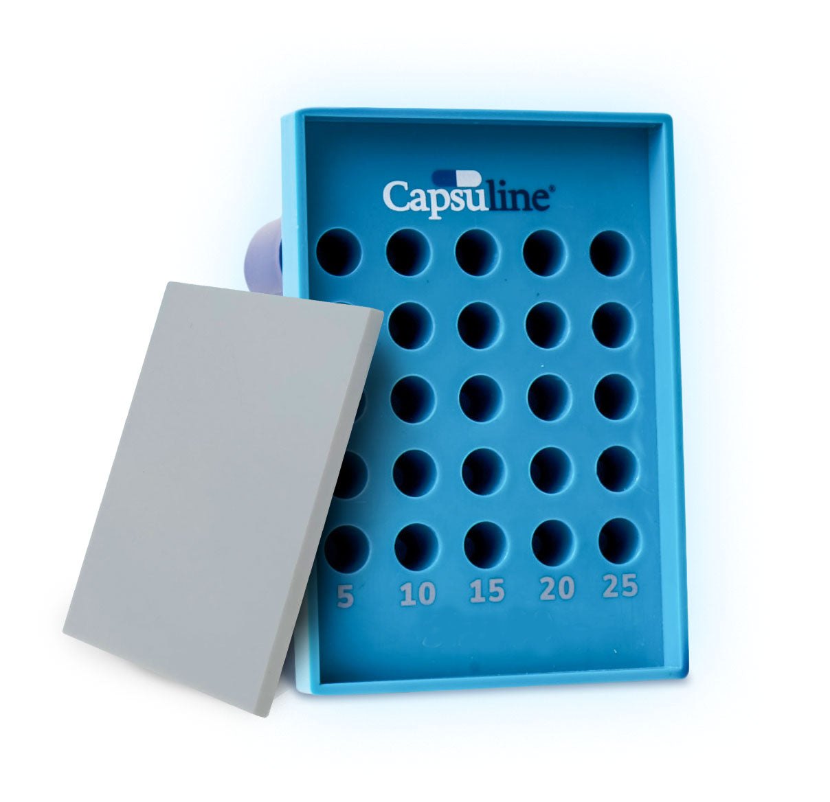 Capsu-TRAY manual capsule filling tray by Capsuline - Suitable for Size 000 capsules - 25 Count - 000